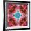 Symmetric Ornament from Flowers, Conceptual Photographic Layer Work-Alaya Gadeh-Framed Photographic Print