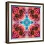 Symmetric Ornament from Flowers, Conceptual Photographic Layer Work-Alaya Gadeh-Framed Photographic Print