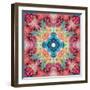 Symmetric Ornament from Flowers, Conceptual Photographic Layer Work-Alaya Gadeh-Framed Photographic Print