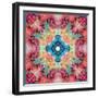 Symmetric Ornament from Flowers, Conceptual Photographic Layer Work-Alaya Gadeh-Framed Photographic Print