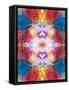 Symmetric Ornament from Flowers, Conceptual Photographic Layer Work-Alaya Gadeh-Framed Stretched Canvas