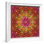 Symmetric Ornament from Flowers, Photographic Layer Work-Alaya Gadeh-Framed Photographic Print