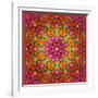 Symmetric Ornament from Flowers, Photographic Layer Work-Alaya Gadeh-Framed Photographic Print