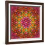 Symmetric Ornament from Flowers, Photographic Layer Work-Alaya Gadeh-Framed Photographic Print