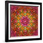 Symmetric Ornament from Flowers, Photographic Layer Work-Alaya Gadeh-Framed Photographic Print