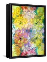 Symmetric Ornament from Flowers-Alaya Gadeh-Framed Stretched Canvas