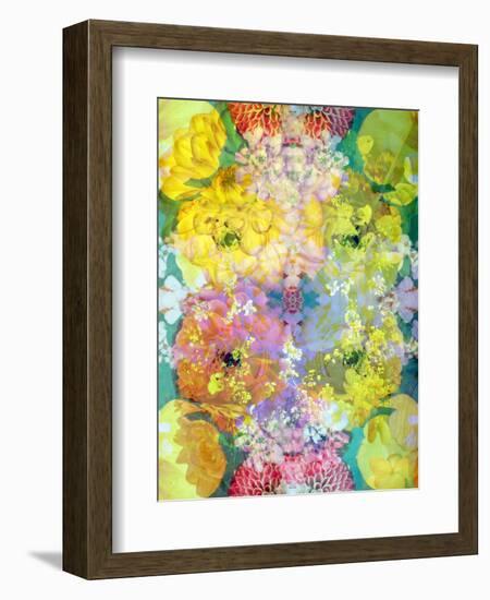 Symmetric Ornament from Flowers-Alaya Gadeh-Framed Photographic Print