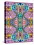 Symmetric Ornament from Flowers-Alaya Gadeh-Stretched Canvas