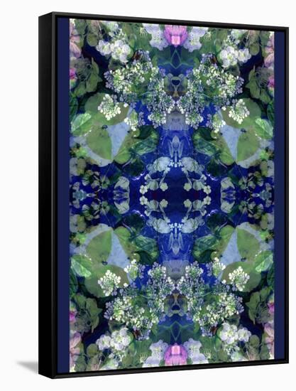 Symmetric Ornament from Flowers-Alaya Gadeh-Framed Stretched Canvas