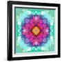 Symmetric Ornament from Poenies in Water, Photographic Layer Work-Alaya Gadeh-Framed Photographic Print