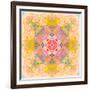 Symmetric Photographic Layer Work of Blossoms-Alaya Gadeh-Framed Photographic Print