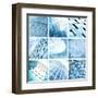 Symmetric Wall of Glass Building in Haze-Vladitto-Framed Art Print