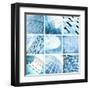 Symmetric Wall of Glass Building in Haze-Vladitto-Framed Art Print