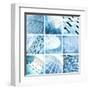 Symmetric Wall of Glass Building in Haze-Vladitto-Framed Art Print