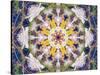 Symmetrical Floral Montage, Composing-Alaya Gadeh-Stretched Canvas