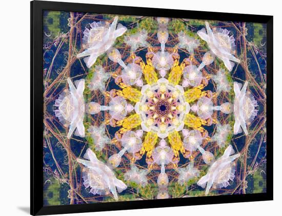 Symmetrical Floral Montage, Composing-Alaya Gadeh-Framed Photographic Print