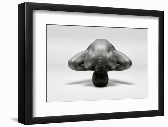 Symmetrical Gymnast-Ross Oscar-Framed Photographic Print