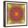 Symmetrical Ornament of Flower Photos-Alaya Gadeh-Framed Photographic Print