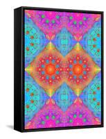 Symmetrical Ornament of Flower Photos-Alaya Gadeh-Framed Stretched Canvas