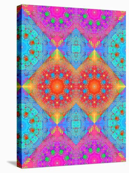 Symmetrical Ornament of Flower Photos-Alaya Gadeh-Stretched Canvas