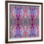 Symmetrical Photomontage of Red Roses and Floral Ornaments-Alaya Gadeh-Framed Photographic Print