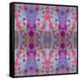 Symmetrical Photomontage of Red Roses and Floral Ornaments-Alaya Gadeh-Framed Stretched Canvas