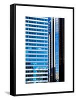 Symmetry Windows Skyscrapers, Philadelphia, Pennsylvania, US, White Frame, Full Size Photography-Philippe Hugonnard-Framed Stretched Canvas