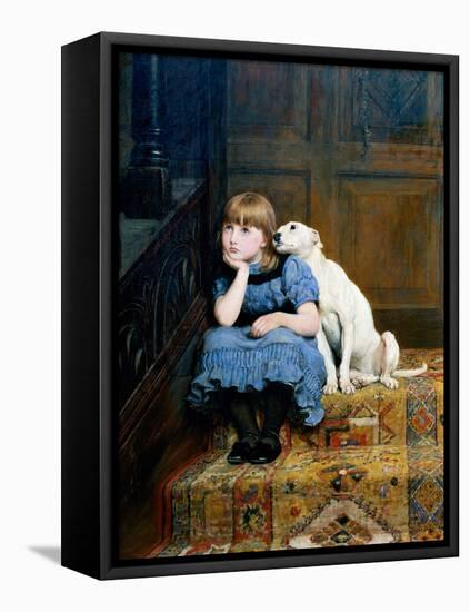 Sympathy, 1877-Briton Rivi?re-Framed Stretched Canvas