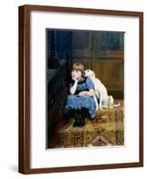 Sympathy, 1877-Briton Rivi?re-Framed Giclee Print