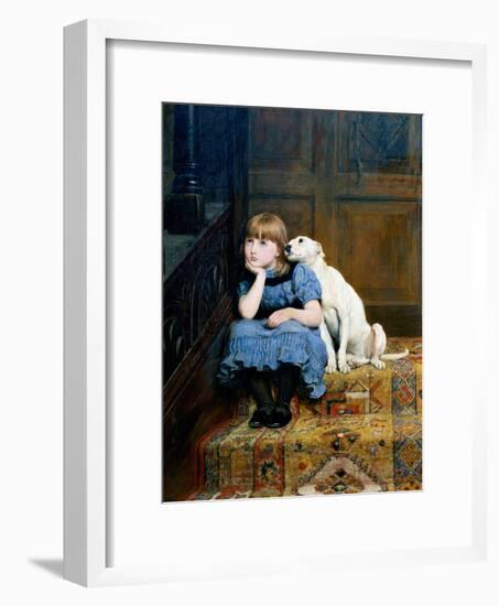 Sympathy, 1877-Briton Rivi?re-Framed Giclee Print