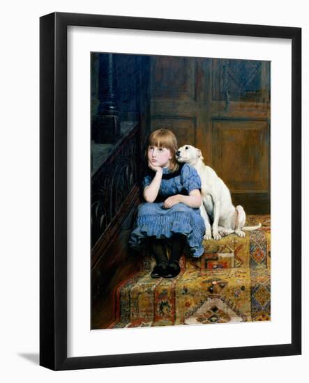 Sympathy, 1877-Briton Rivi?re-Framed Giclee Print