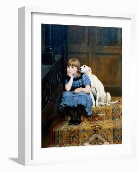 Sympathy, 1877-Briton Rivi?re-Framed Giclee Print