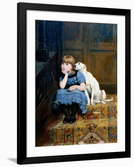 Sympathy, 1877-Briton Rivi?re-Framed Giclee Print