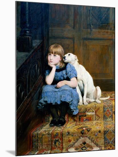 Sympathy, 1877-Briton Rivi?re-Mounted Giclee Print