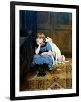 Sympathy, 1877-Briton Rivi?re-Framed Giclee Print