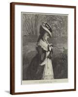 Sympathy, 'The Passing Tribute of a Sigh'-Arthur C. H. Luxmoore-Framed Giclee Print