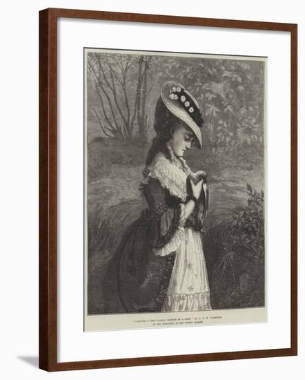 Sympathy, 'The Passing Tribute of a Sigh'-Arthur C. H. Luxmoore-Framed Giclee Print