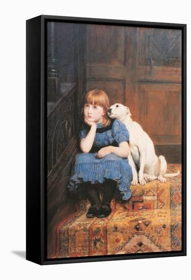 Sympathy-Briton Rivi?re-Framed Stretched Canvas