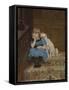 Sympathy-Briton Riviere-Framed Stretched Canvas