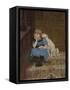 Sympathy-Briton Riviere-Framed Stretched Canvas