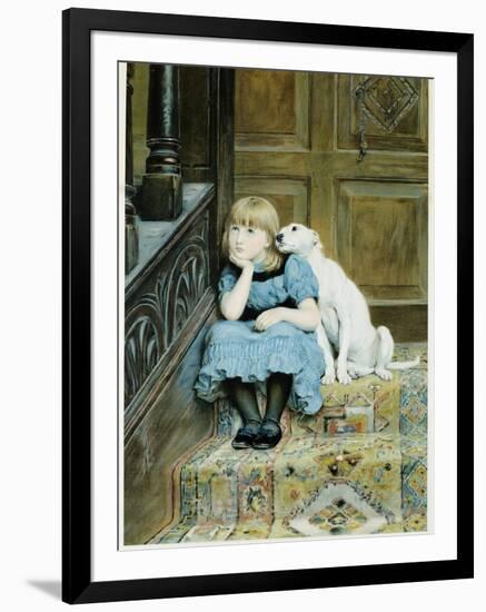 Sympathy-Briton Rivière-Framed Giclee Print