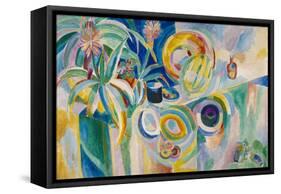 Symphonie colorée-Robert Delaunay-Framed Stretched Canvas