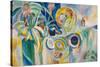 Symphonie colorée-Robert Delaunay-Stretched Canvas