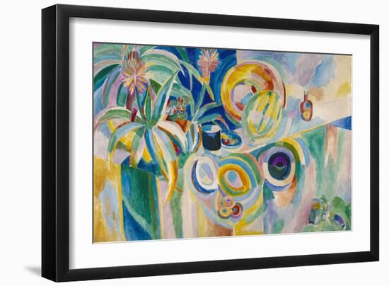 Symphonie colorée-Robert Delaunay-Framed Giclee Print