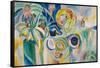 Symphonie colorée-Robert Delaunay-Framed Stretched Canvas