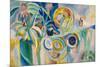 Symphonie colorée-Robert Delaunay-Mounted Giclee Print