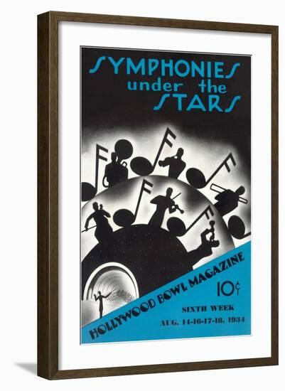 Symphonies under the Stars, Los Angeles, California-null-Framed Art Print