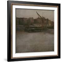 Symphony in Grey and Brown (Lindsey Row, Chelsea), C.1834-1948-James Abbott McNeill Whistler-Framed Giclee Print