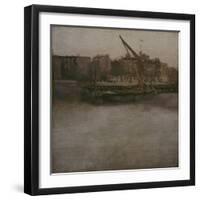 Symphony in Grey and Brown (Lindsey Row, Chelsea), C.1834-1948-James Abbott McNeill Whistler-Framed Giclee Print