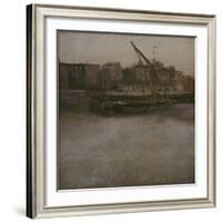 Symphony in Grey and Brown (Lindsey Row, Chelsea), C.1834-1948-James Abbott McNeill Whistler-Framed Giclee Print